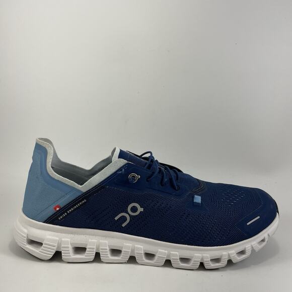 On Cloud Cloudcoast Slip On Running Shoes Mens Size 11.5 Blue Athletic Sneakers - Picture 1 of 9